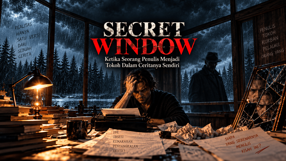SECRET WINDOW: Ketika Seorang Penulis menjadi Tokoh dalam Ceritanya Sendiri